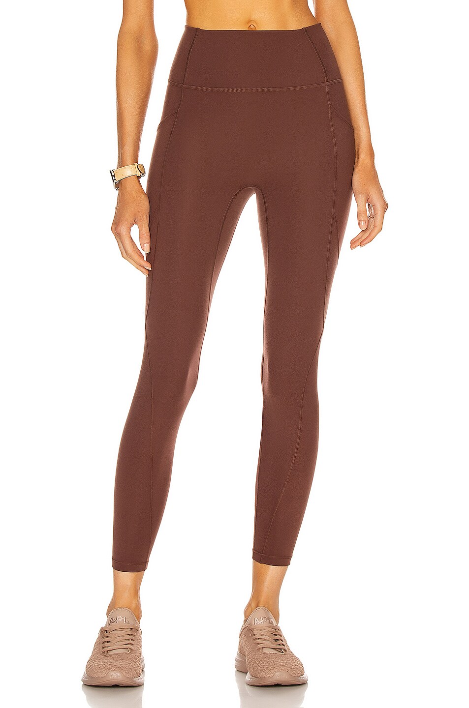 Image 1 of Le Ore Lucca High Rise Pocket Legging in Truffle