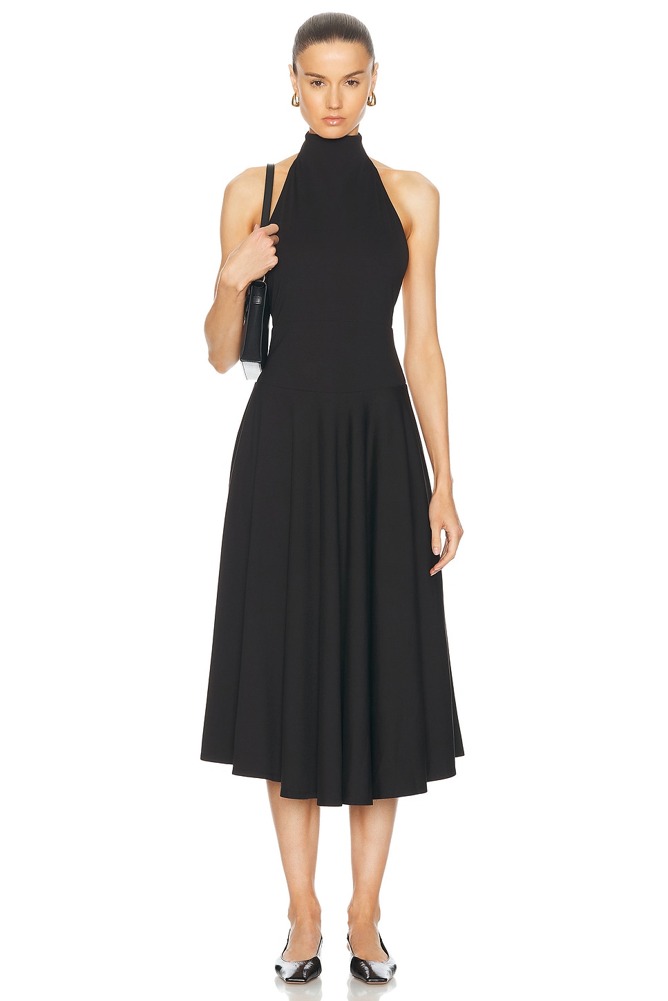 Image 1 of LPA Kara Halter Dress in Black