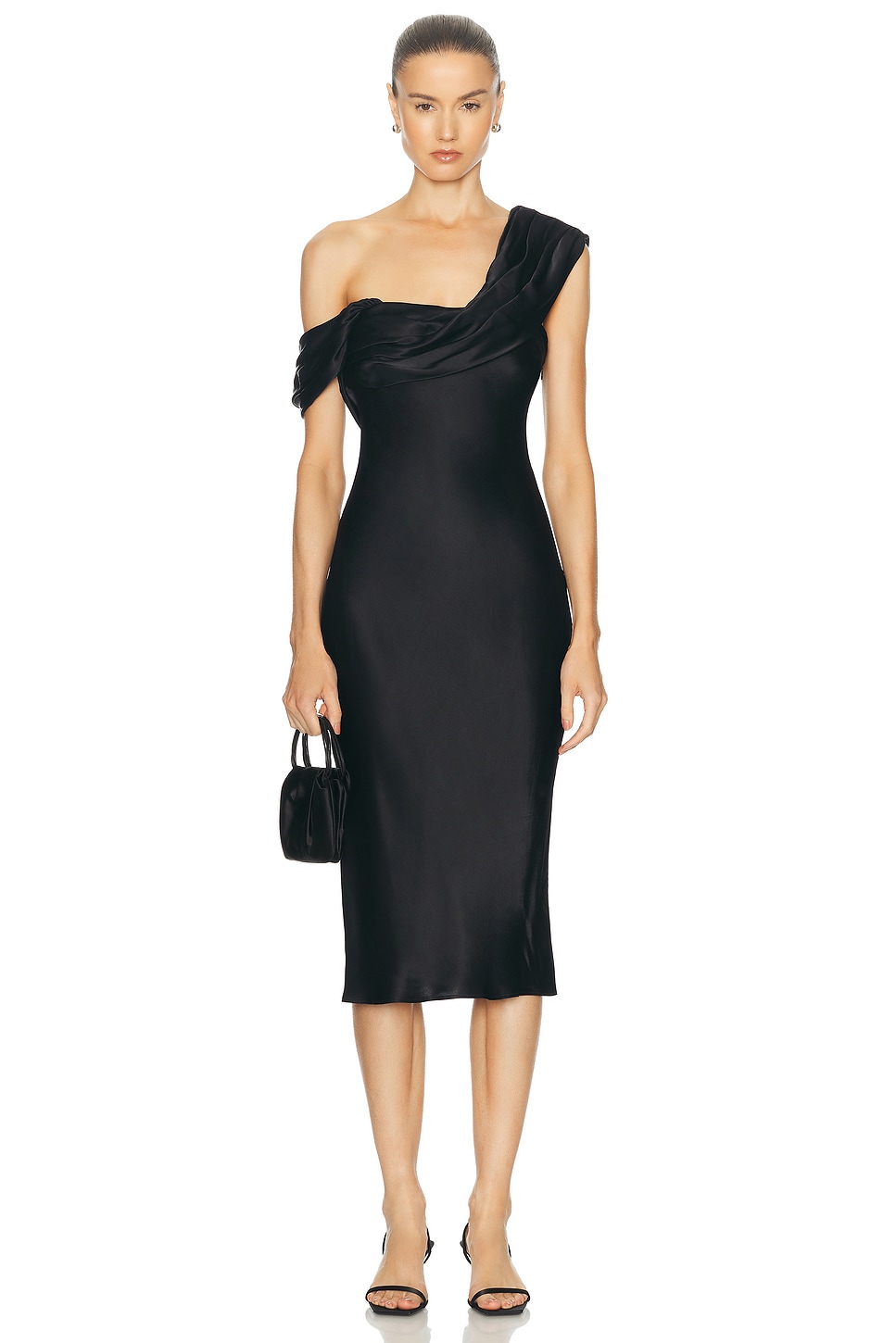 Image 1 of LPA Vania Midi Dress in Black