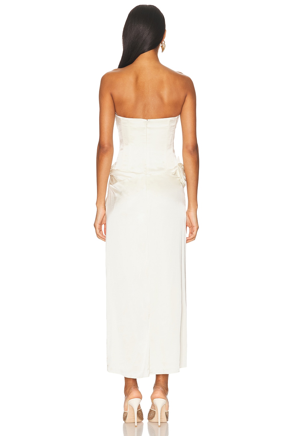 LPA Ilaria Corset Midi Dress