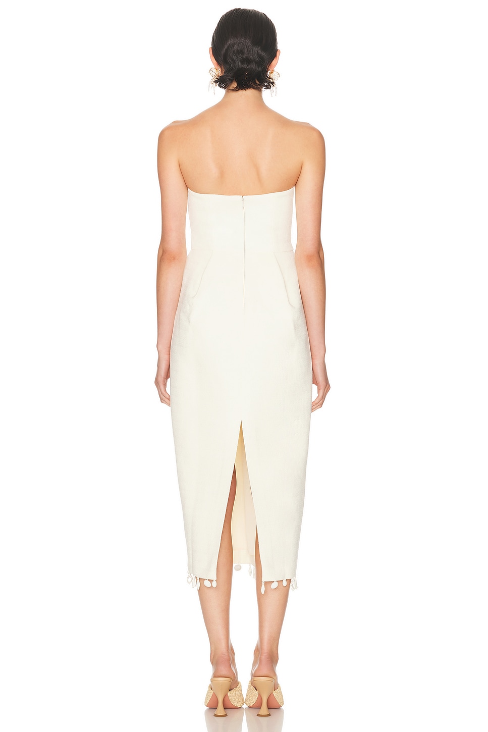 Image 3 of LPA Tessa Midi Dress in Cream
