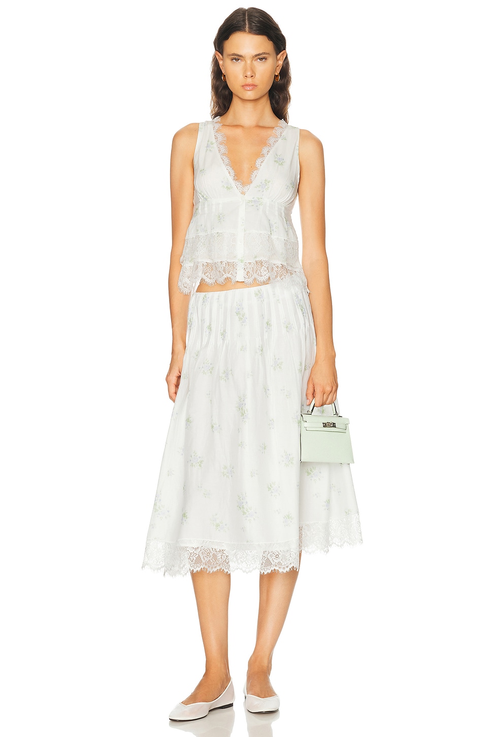 LPA Everly Midi Skirt | Thumbnail 8 LPA Everly Midi Skirt | Thumbnail 8