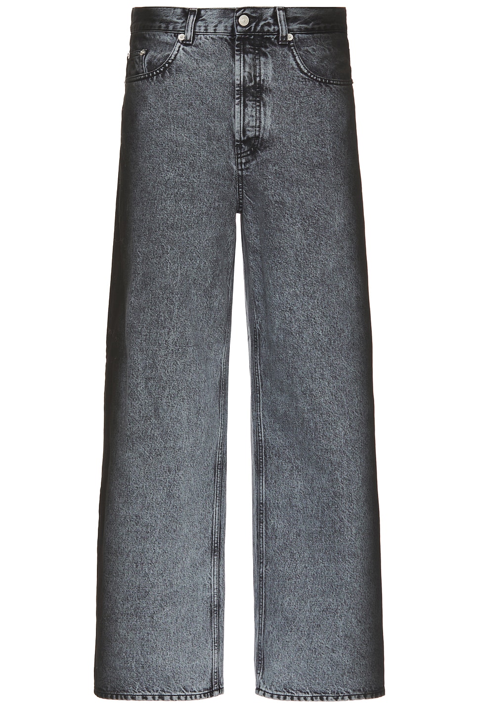 Image 1 of Le Père Wide Leg Jeans in Black