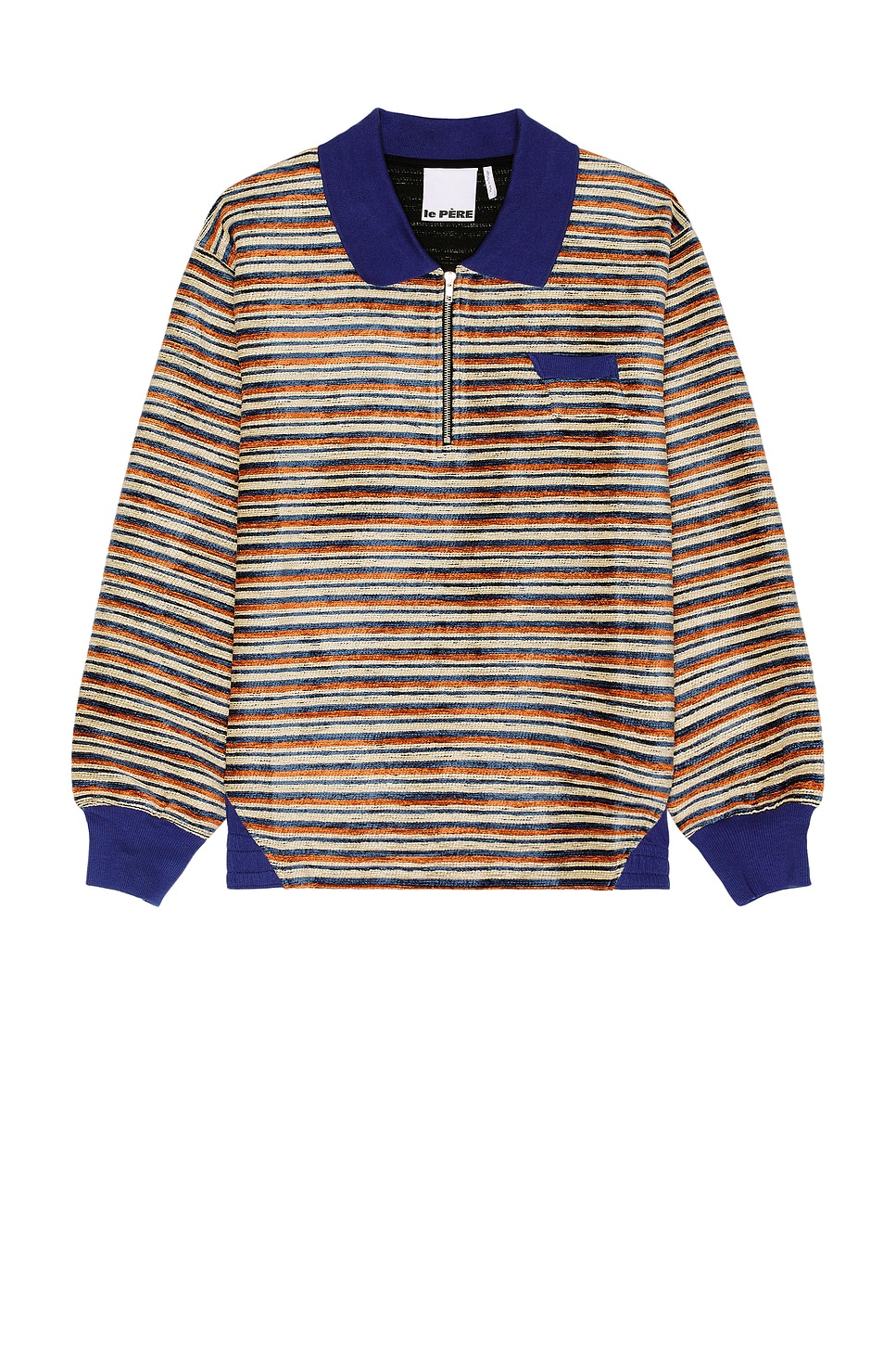 Image 1 of Le Père Teddy Polo Jumper in Multicolor