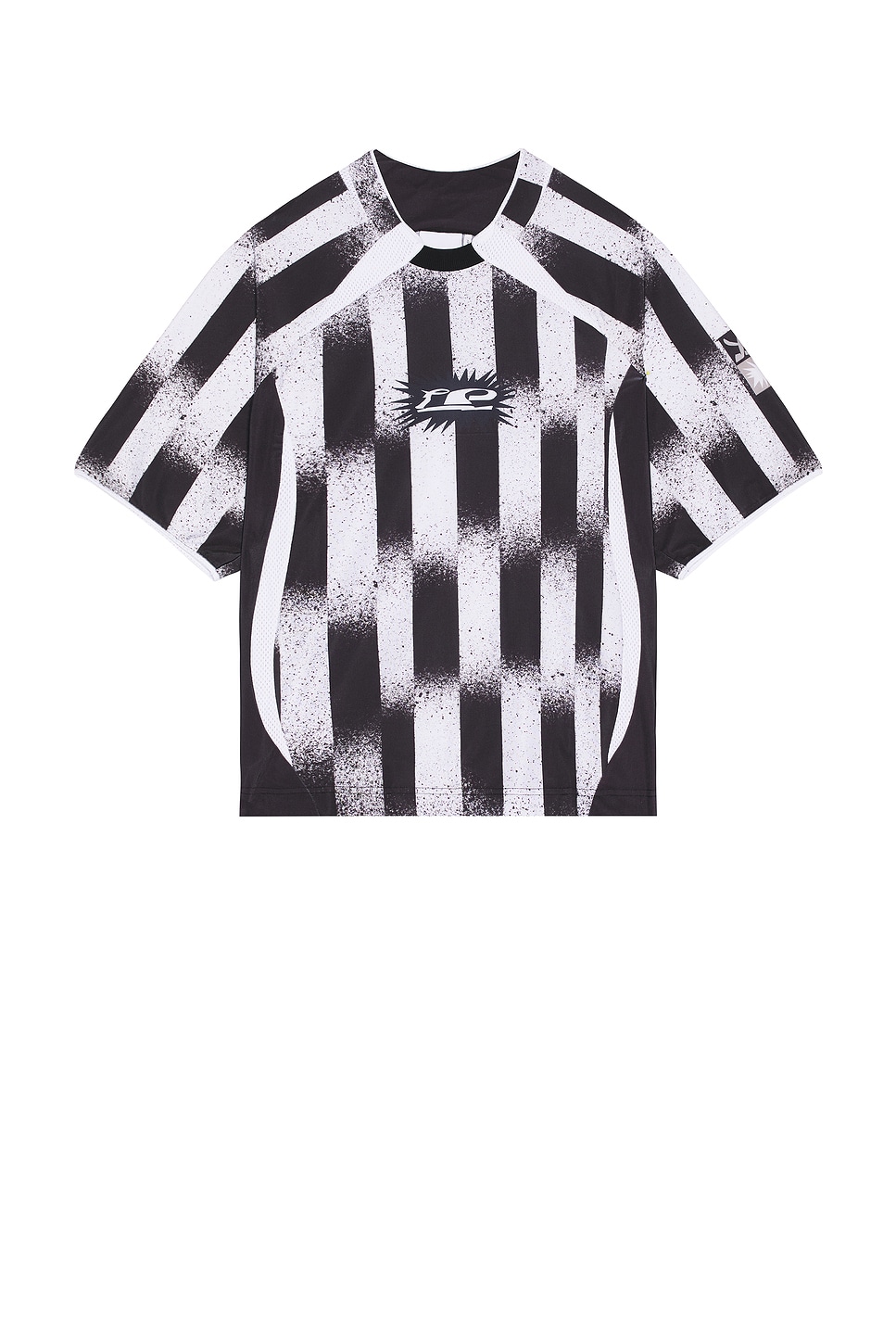 Torn Jersey in Black