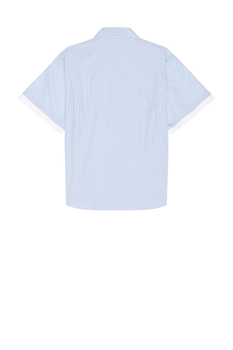 Shop Le Pere Double Short Sleeve Button Down Shirt