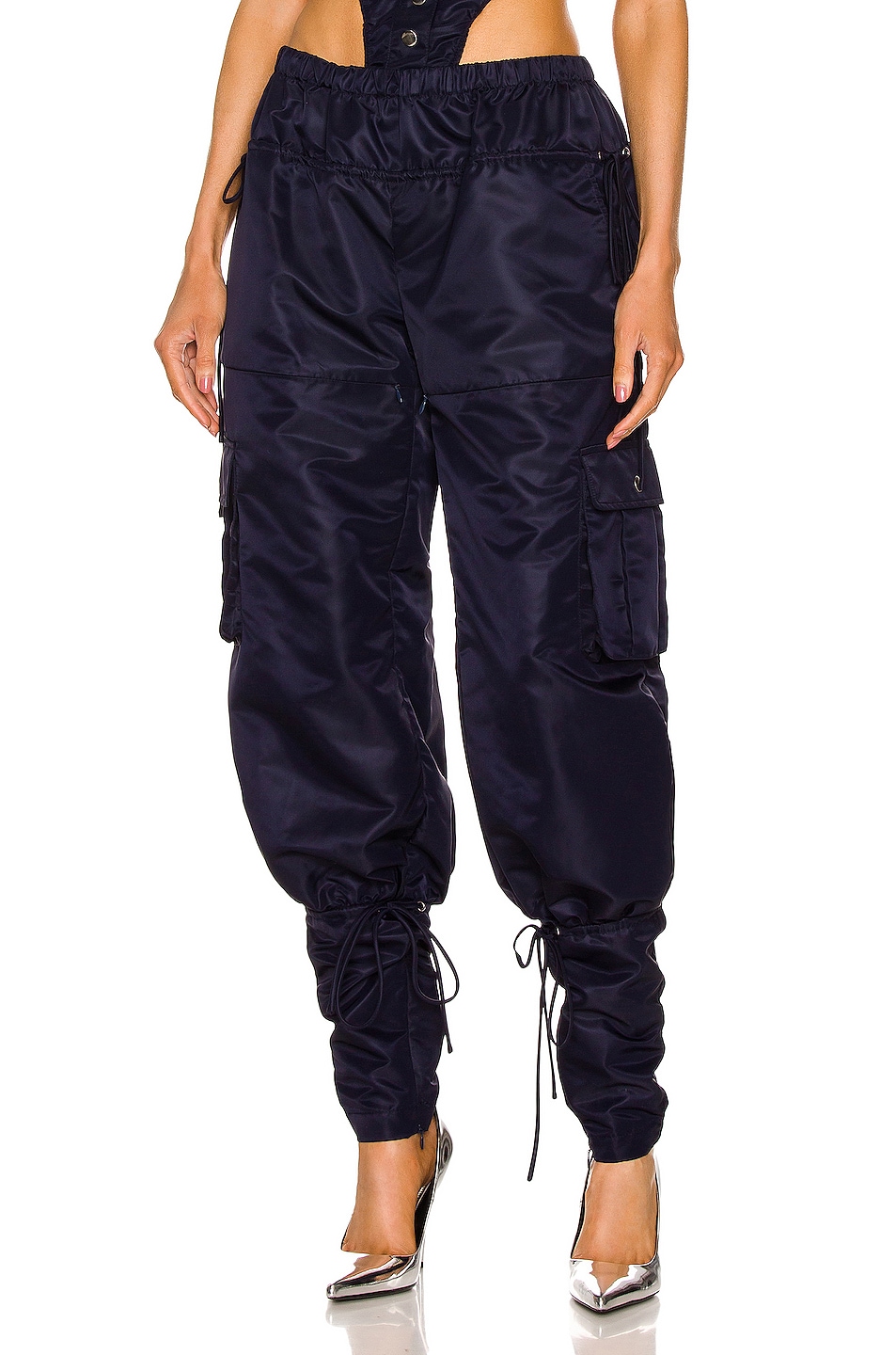 Image 1 of LaQuan Smith for FWRD Utility Ninja Pant in Navy