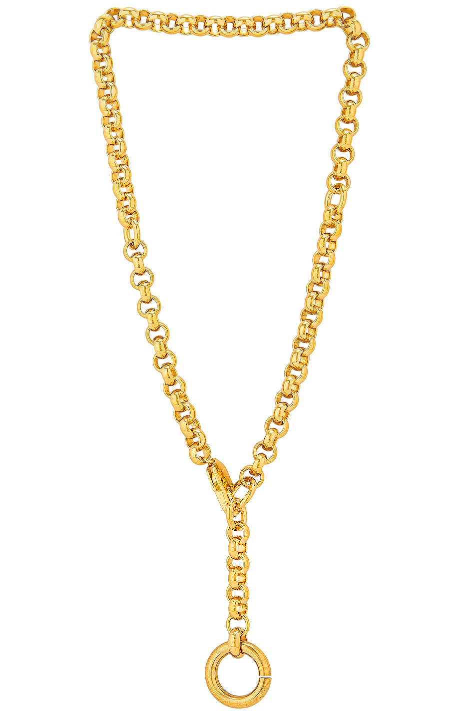 Image 1 of LAURA LOMBARDI Rina Necklace in Brass