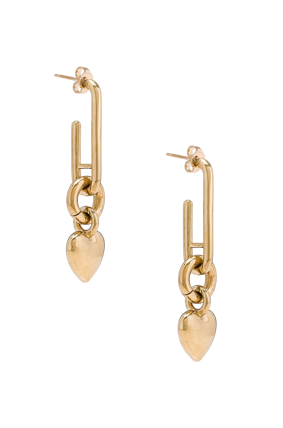 Image 1 of LAURA LOMBARDI Ilaria Charm Earrings in Gold