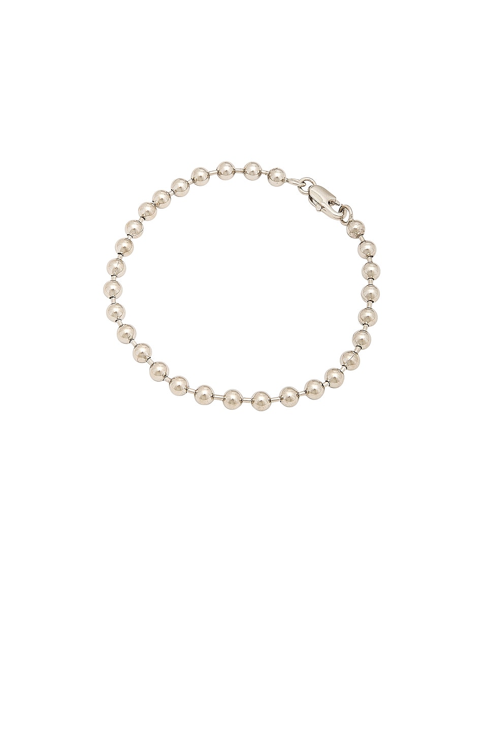 Image 1 of LAURA LOMBARDI Silver Ball Chain Bracelet in Silver