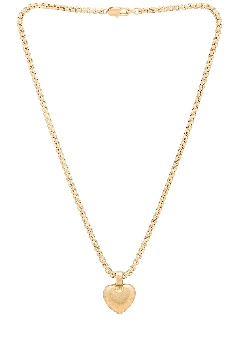 Chiara Pendant Necklace in Metallic Gold