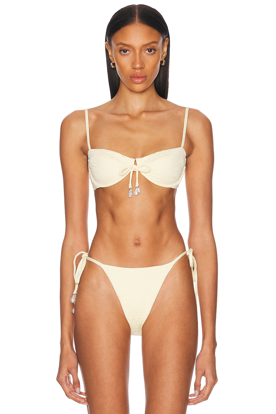 Fonda Underwire Bikini Top in Yellow