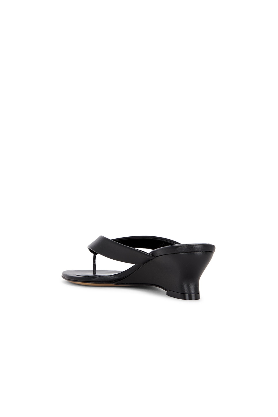 Image 3 of LE MONDE BÉRYL Micro Wedge Thong Sandal in Black