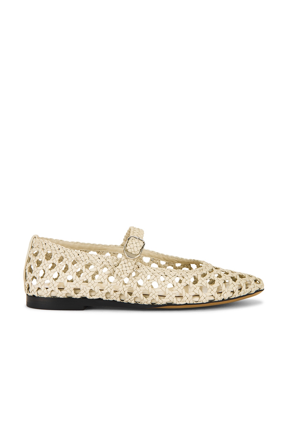 LE MONDE BÉRYL Woven Mary Jane in Ivory