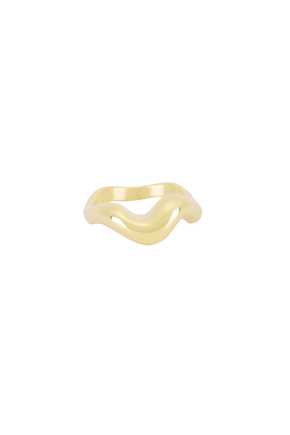 Image 1 of Louis Abel Aurea Polished Ring in 18k Yellow Gold Vermeil