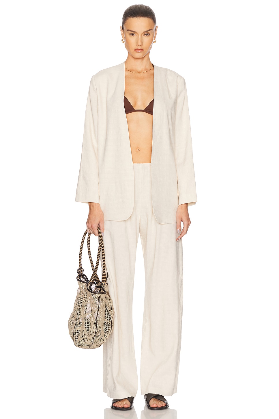 Belle Collarless Blazer