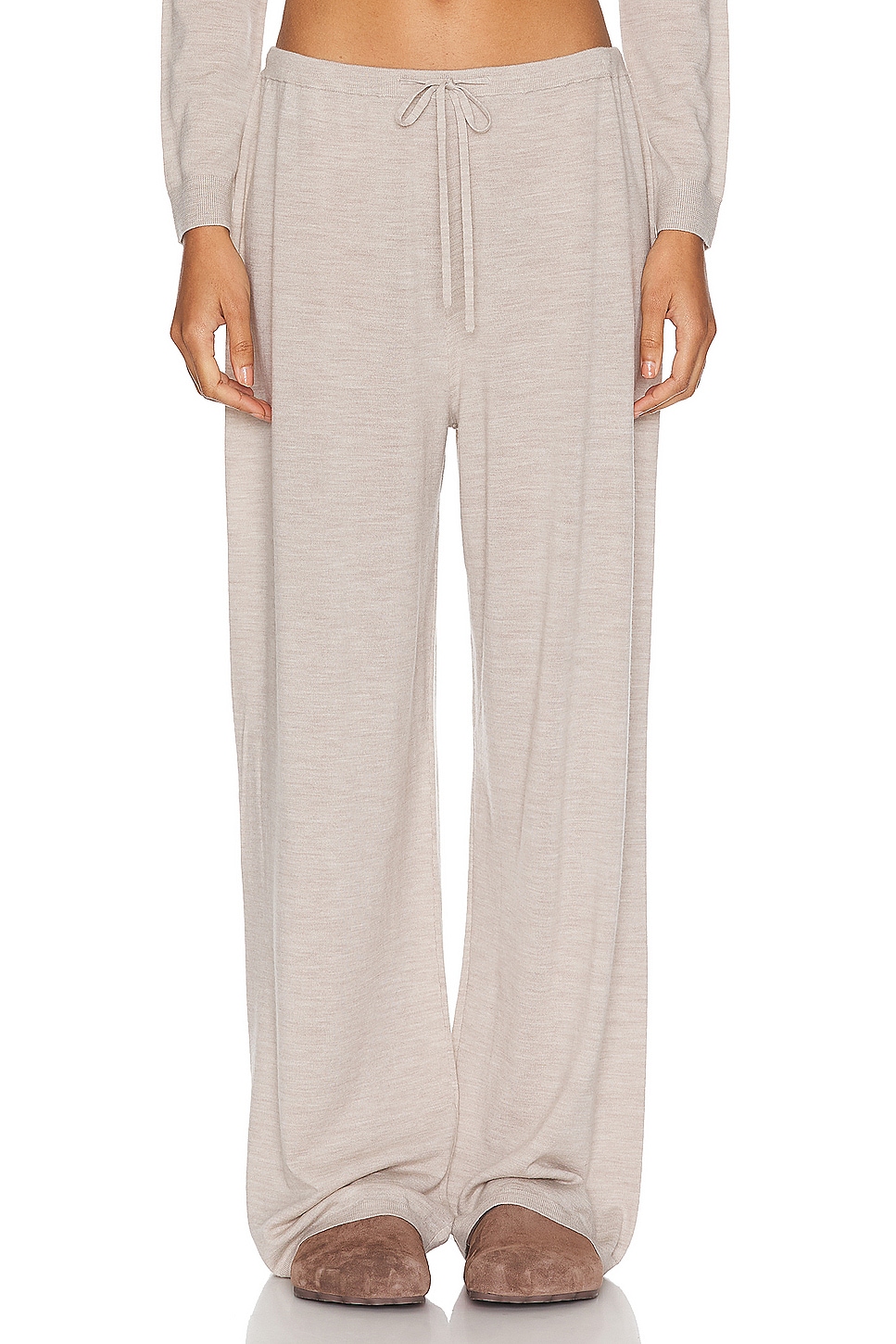 Image 1 of LESET James Drawstring Pant in Oatmeal