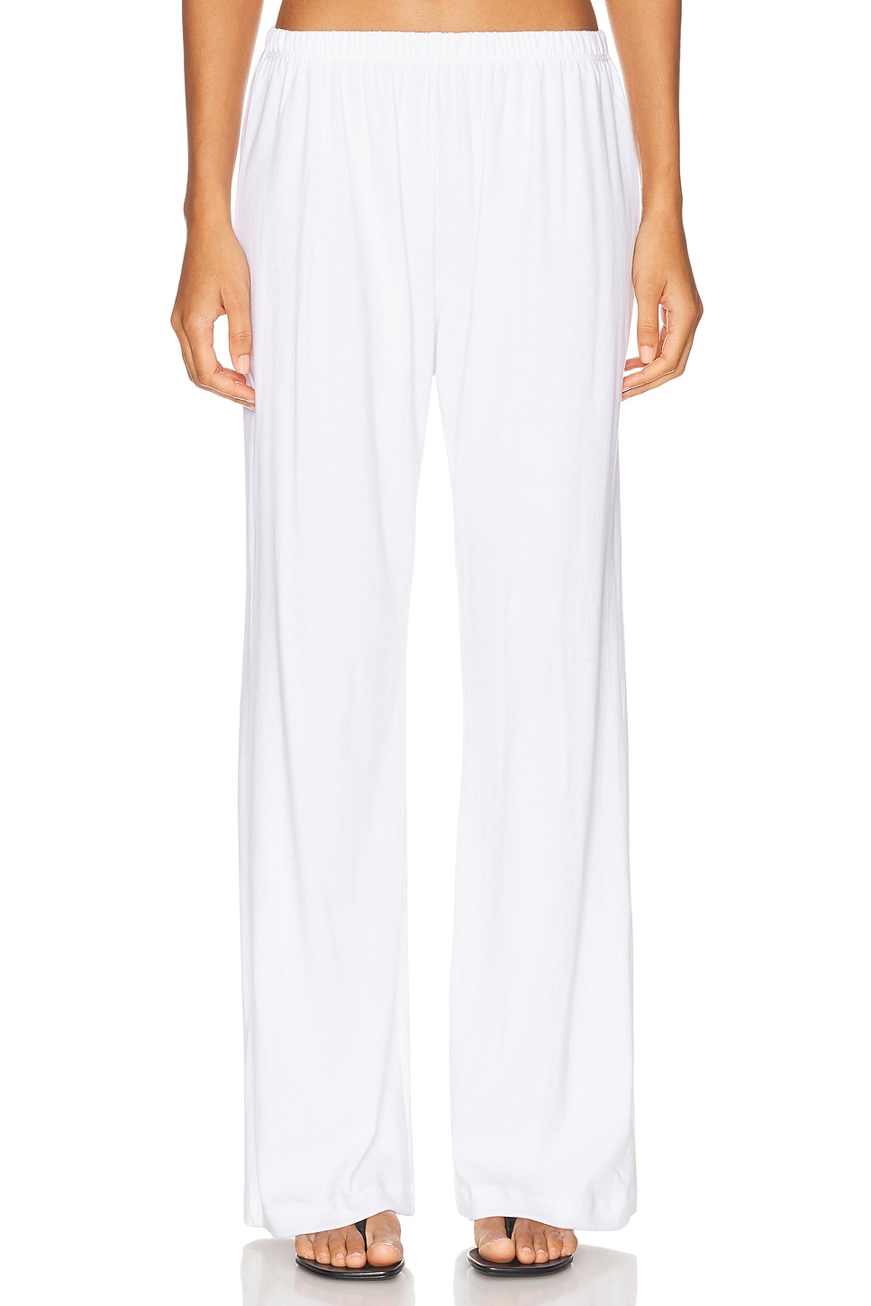 Image 1 of LESET Nando Lounge Pant in White