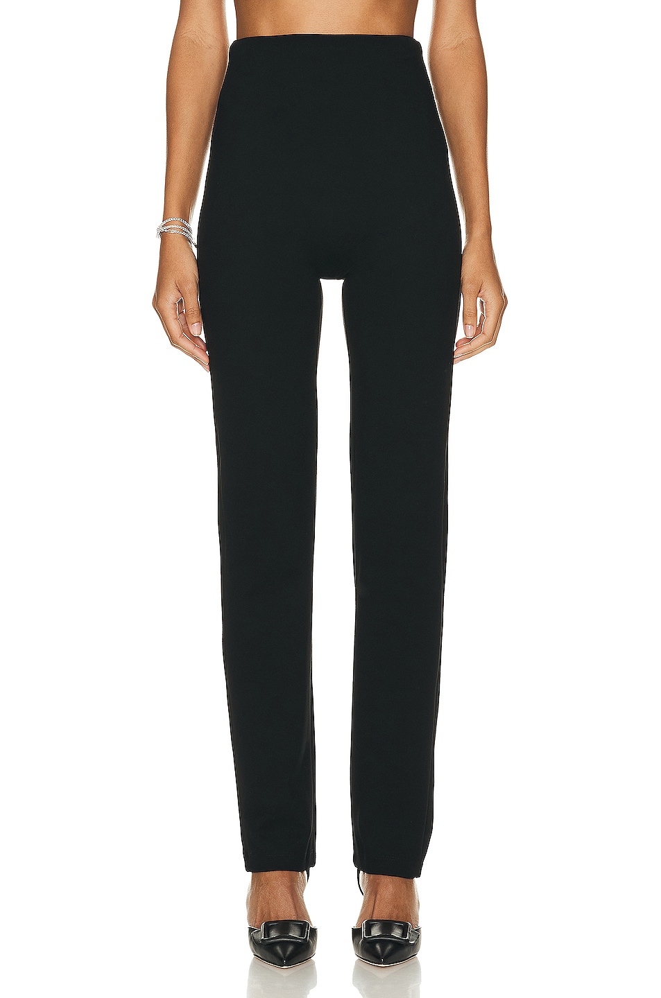 Image 1 of LESET Rio High Waist Straight Pant II in Black