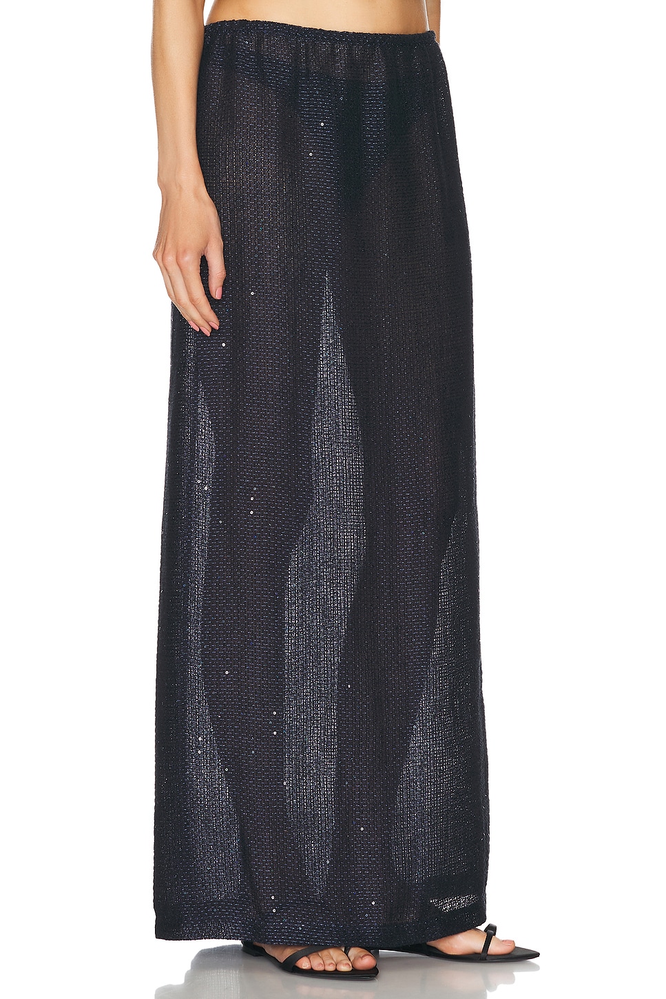 Shop Leset Stella Maxi Skirt In Ocean