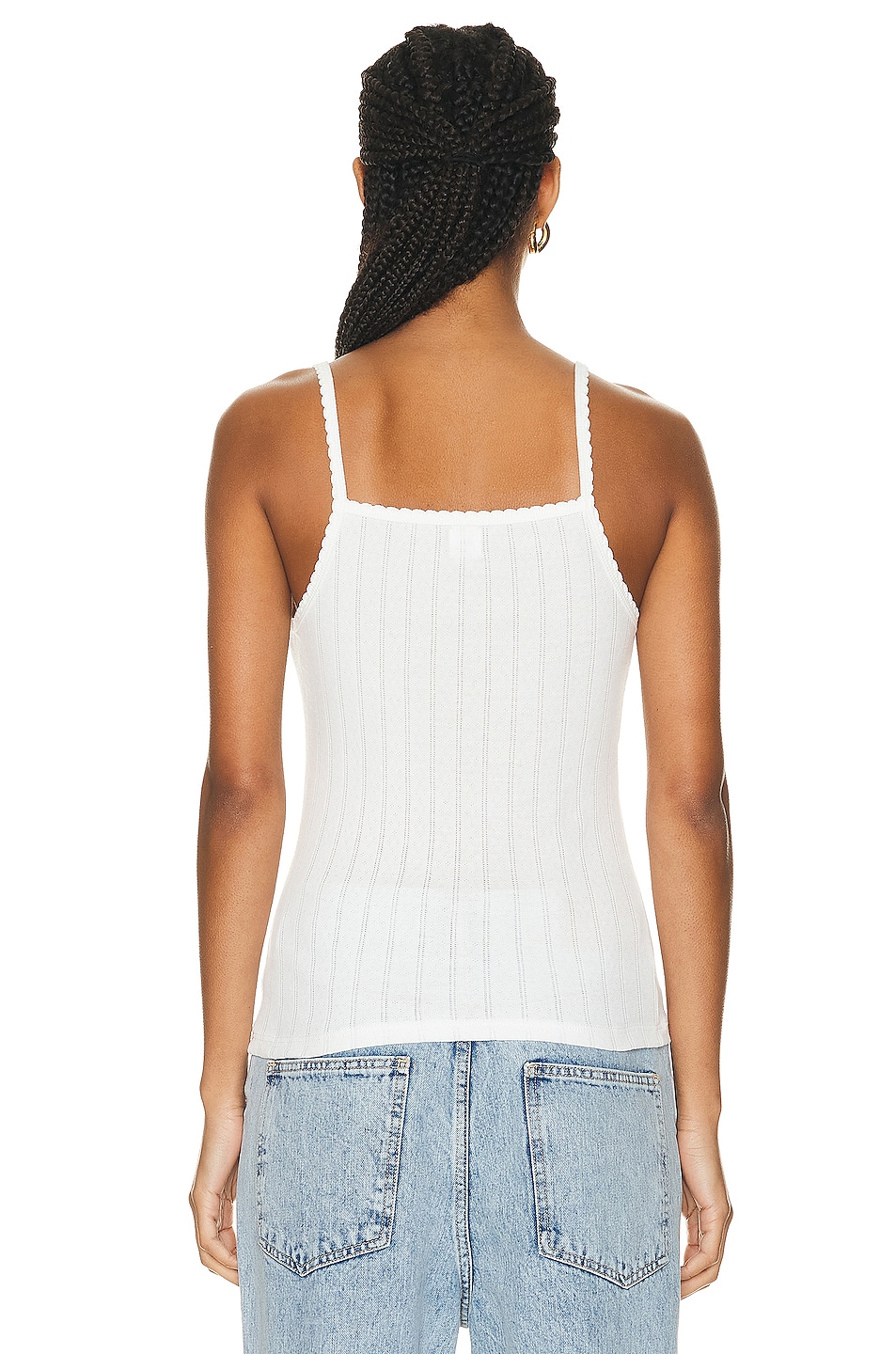 LESET Pointelle Classic Tank Top thumbnail