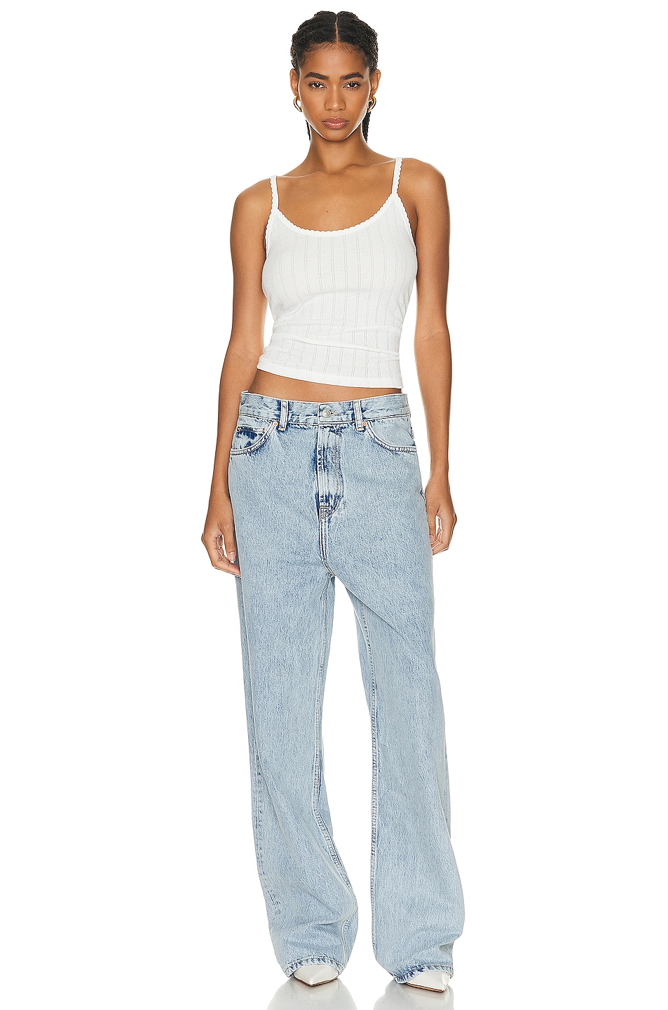 LESET Pointelle Classic Tank Top thumbnail