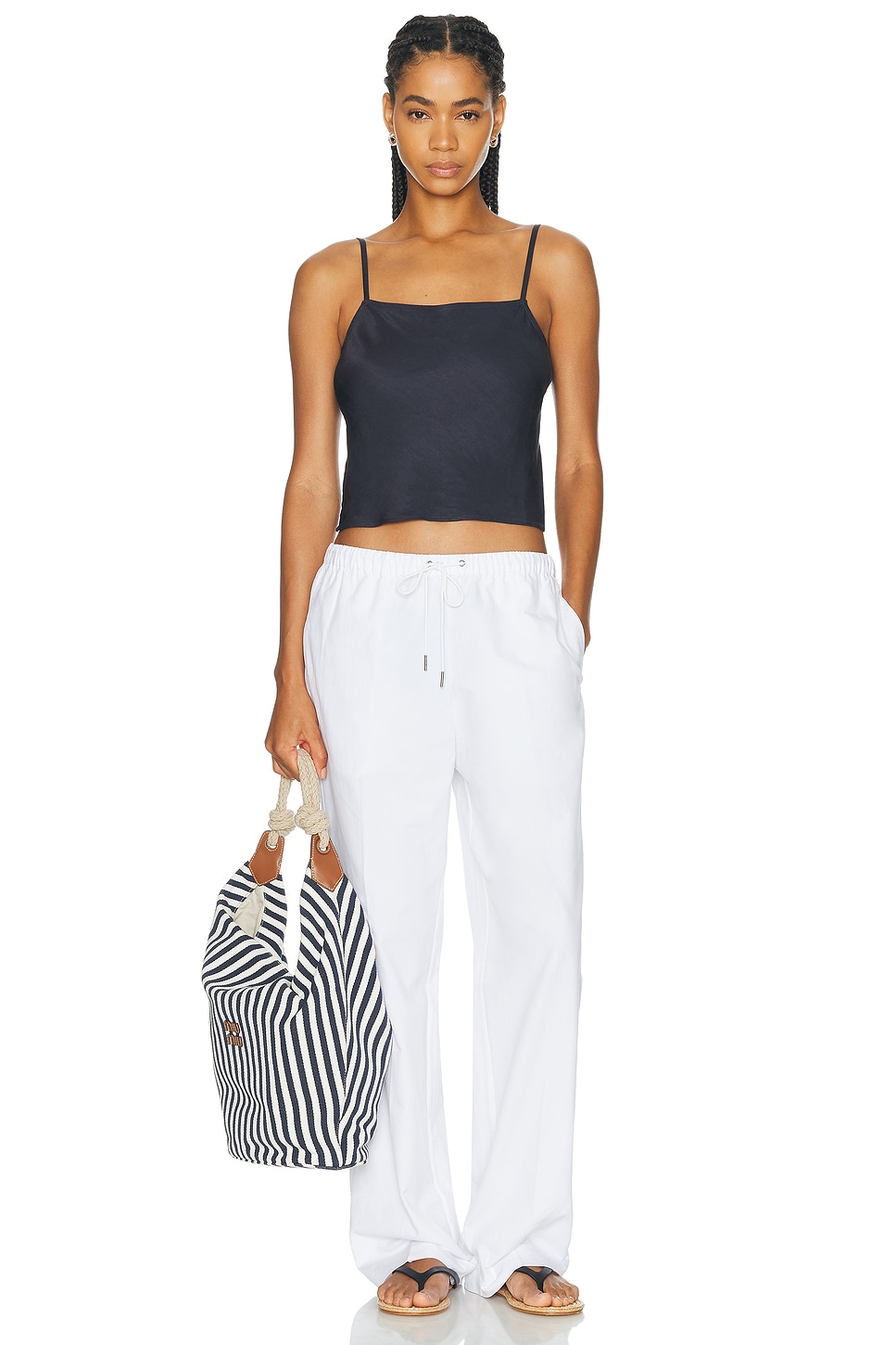 LESET Daniel Square Neck Tank Top | Thumbnail 4