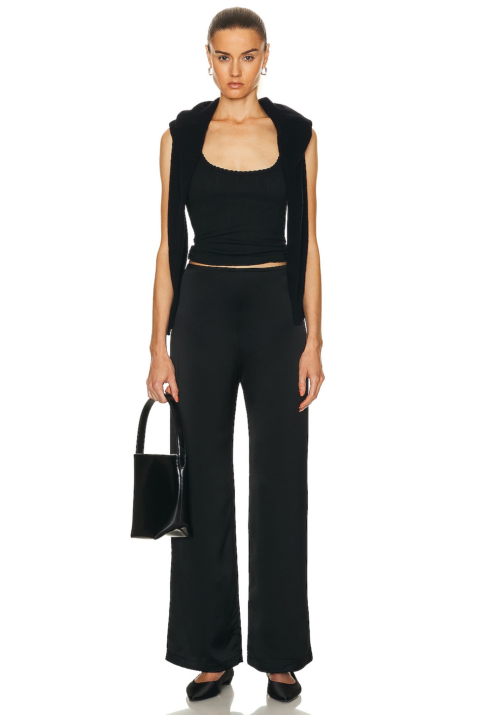 LESET Pointelle Classic Tank Top