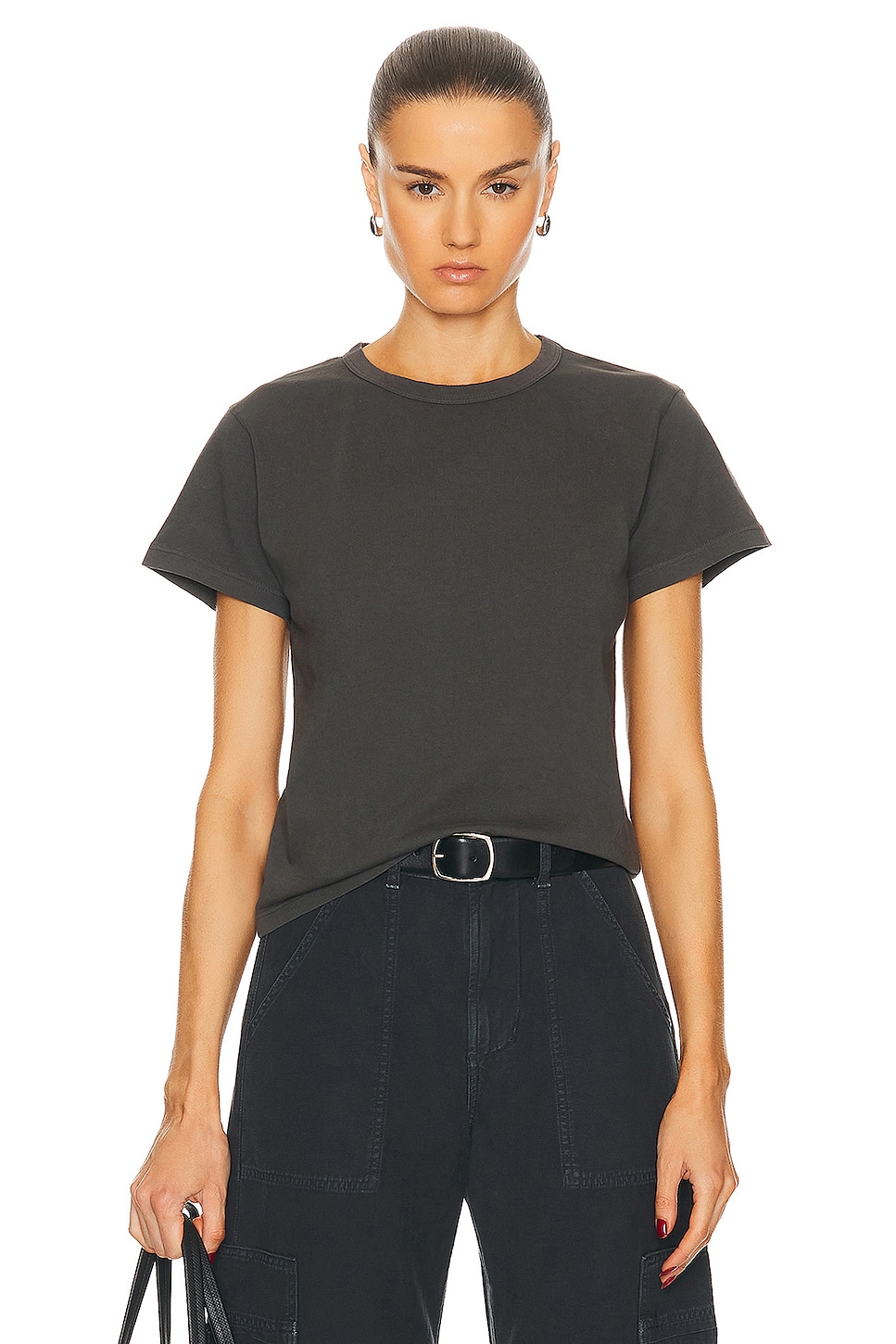 Image 1 of LESET The Margo Tee in Slate