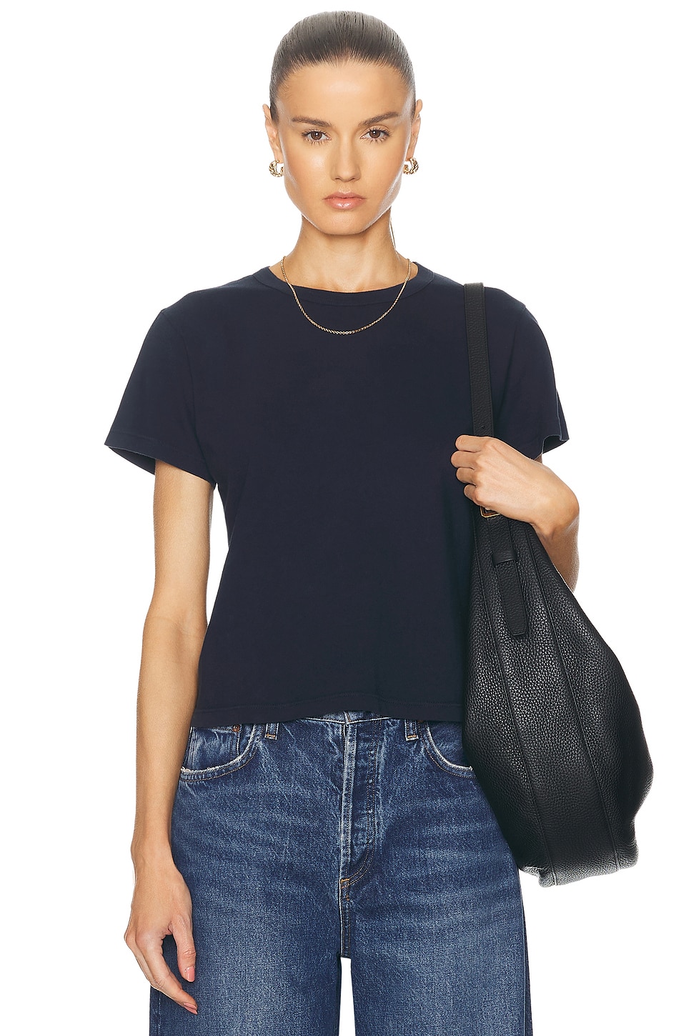 Image 1 of LESET The Margo Tee in Midnight