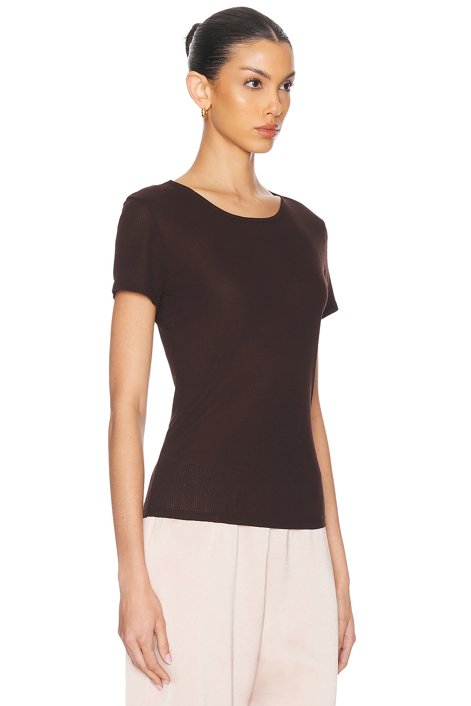 Rozzi Classic Tee in Chocolate