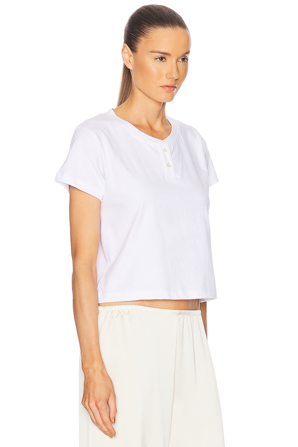 Margo Henley Tee in White