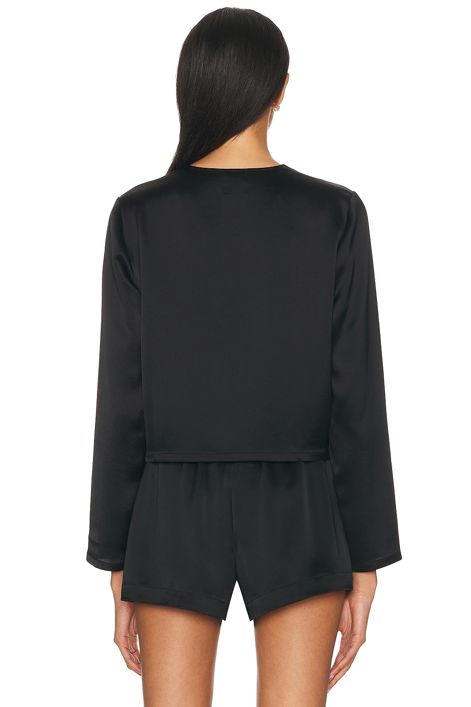 Barb Crew Cardigan Top - Thumbnail 4