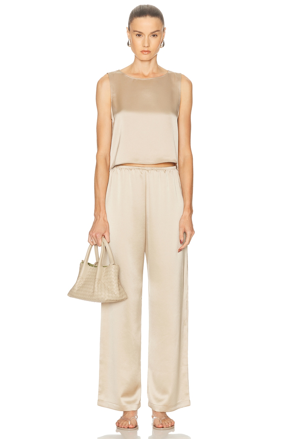 LESET Barb Crop Sleeveless Crew Top thumbnail