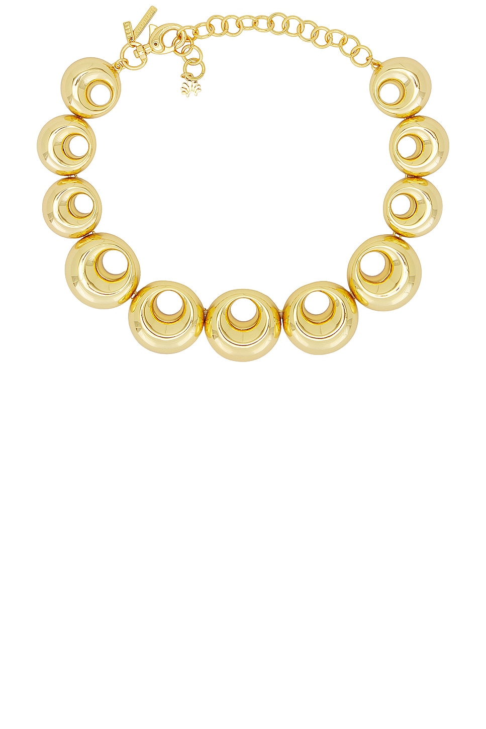 Image 1 of Lele Sadoughi Medallion Necklace in Gold
