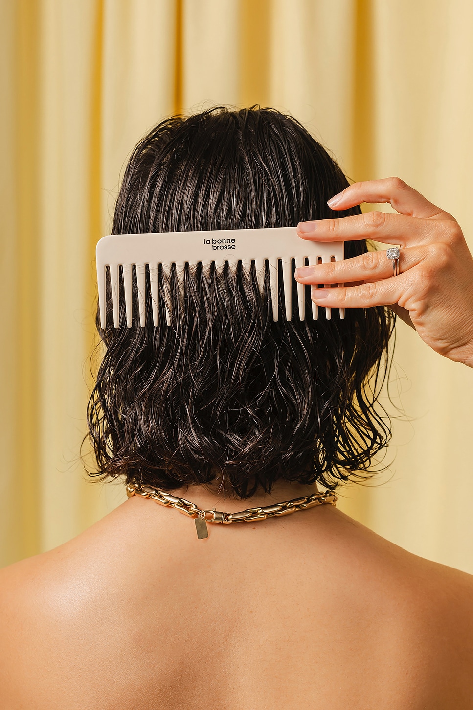 La Bonne Brosse Large Comb In Purple