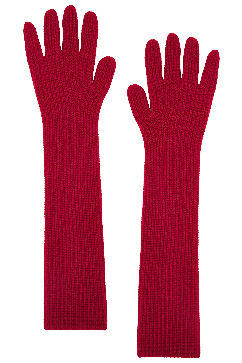 Milos Cashmere Gloves in Burgundy