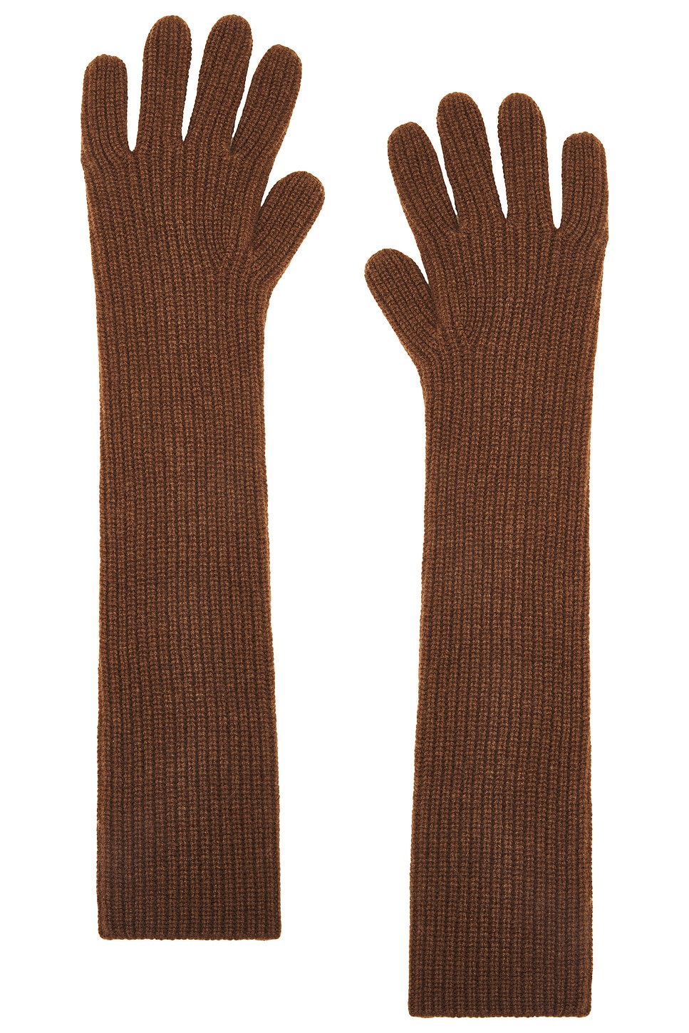 Milos Cashmere Gloves in Brown