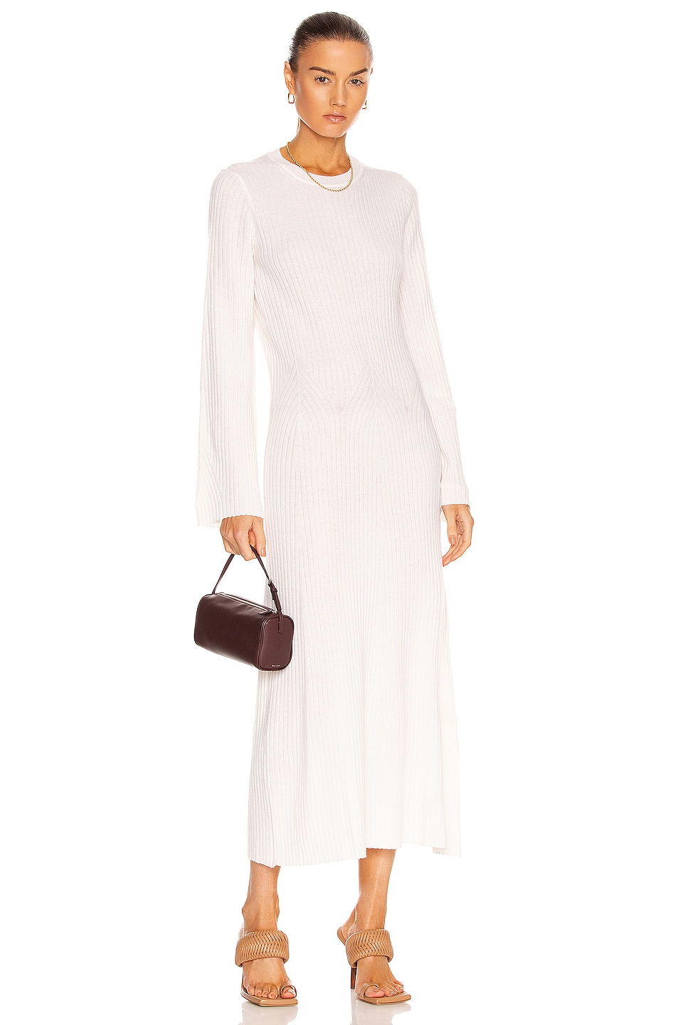 Image 1 of Loulou Studio Larga Dress in Ivory