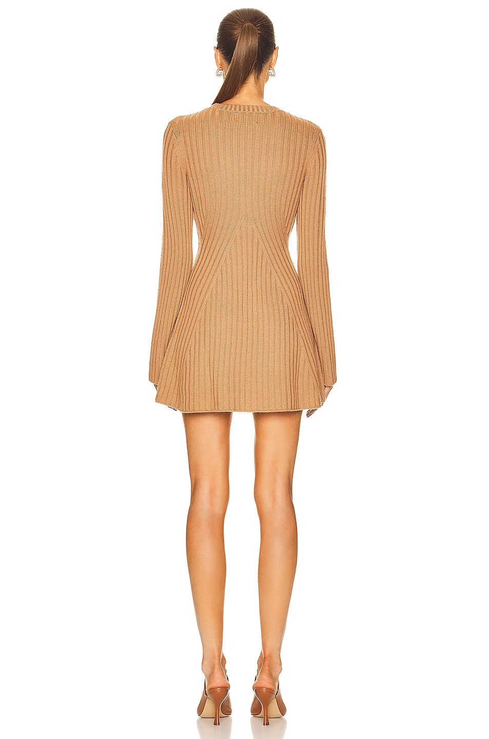 Loulou Studio Asael Knit Dress in Camel | FWRD