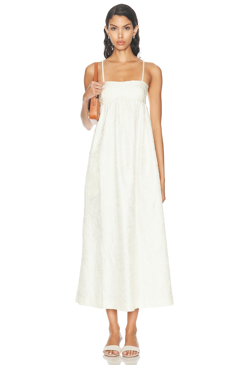 Image 1 of Loulou Studio Cavola Dress in Ivory