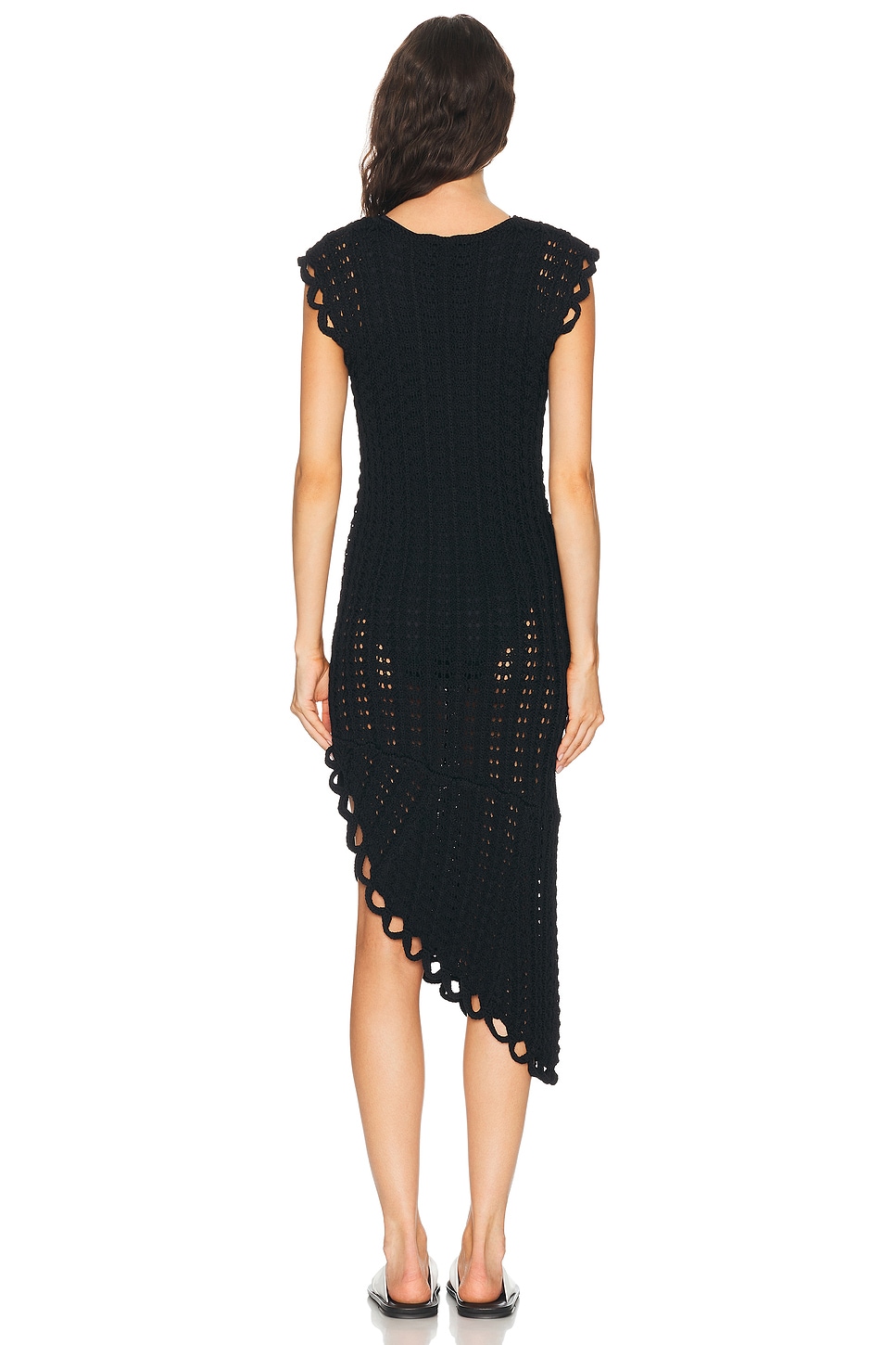 Loulou de Saison Malena Asymmetric Sleeveless Dress | Thumbnail 4