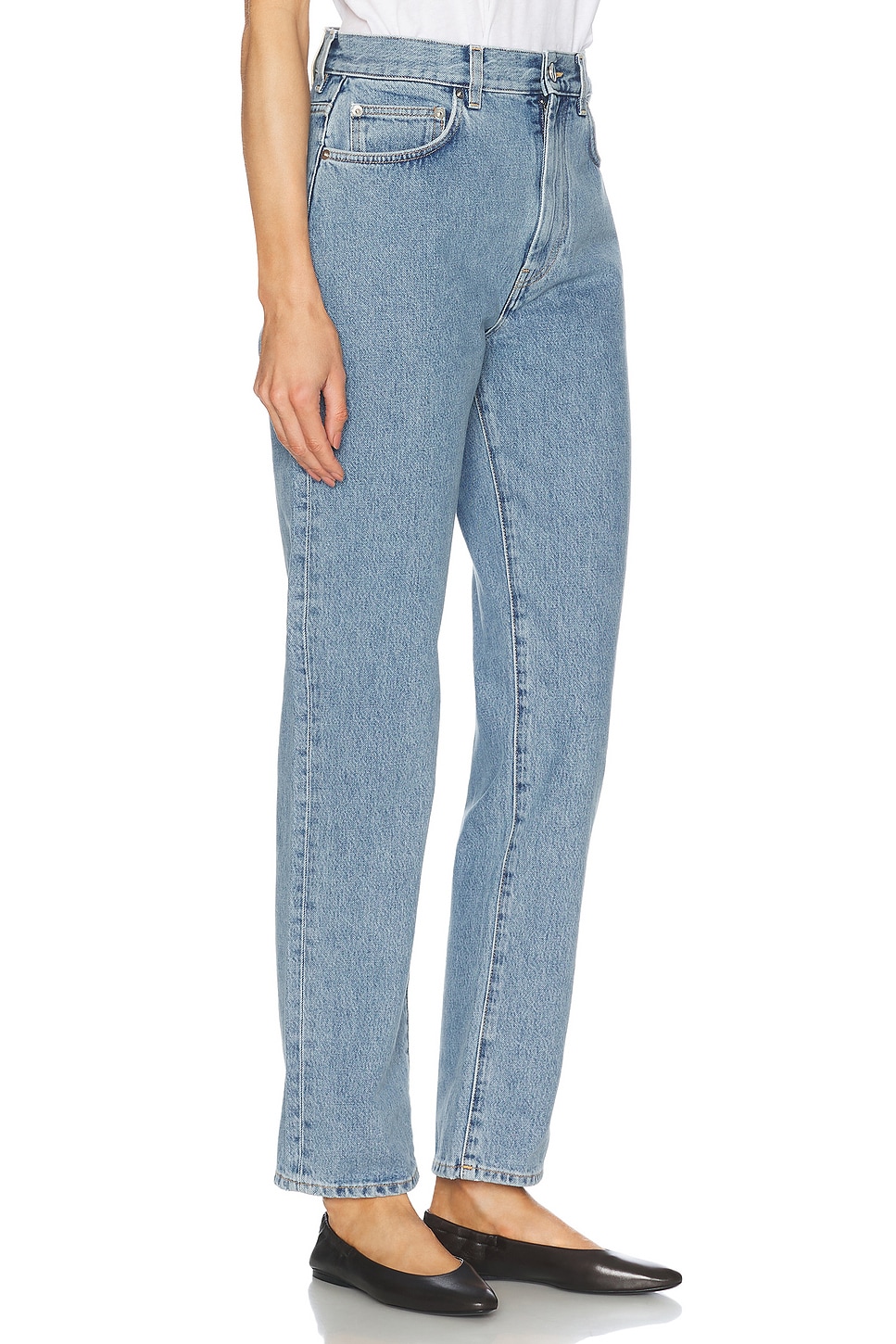 LOULOU STUDIO WULAR STRAIGHT LEG 