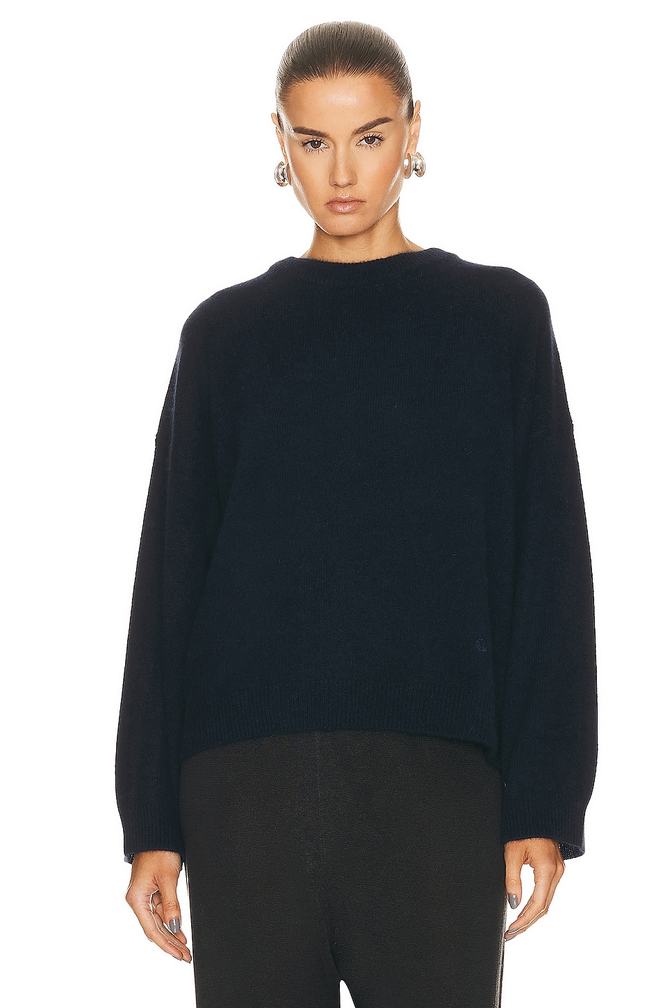 Image 1 of Loulou Studio Galli Oversized Sweater in Navy
