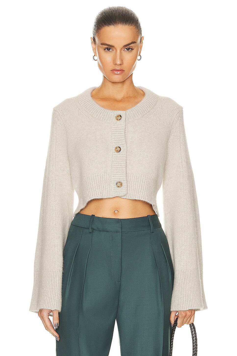 Image 1 of Loulou de Saison Tima Sweater in Stone
