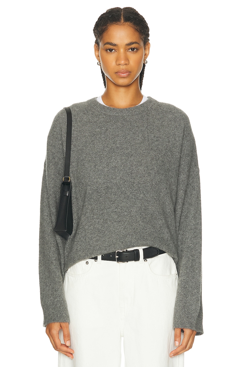 Image 1 of Loulou Studio Ropo Sweater in Anthracite