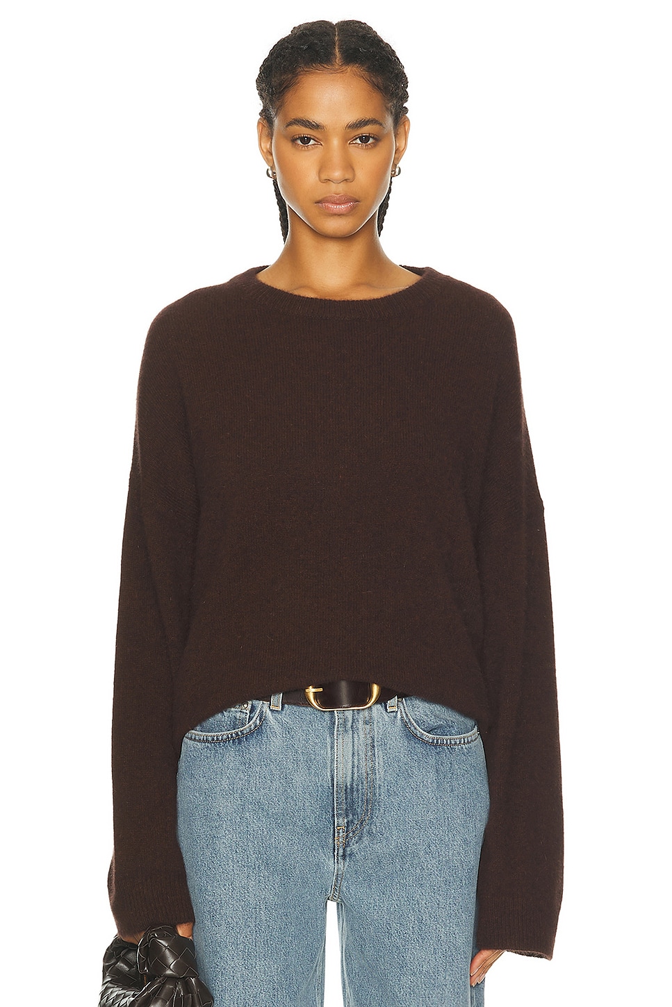 Image 1 of Loulou Studio Ropo Sweater in Choco