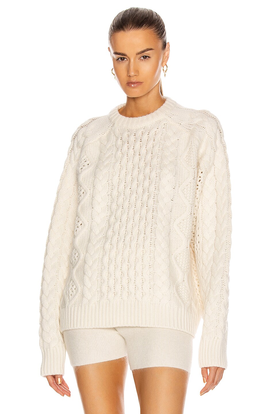 Image 1 of Loulou Studio Ciprianu Sweater in Ivory