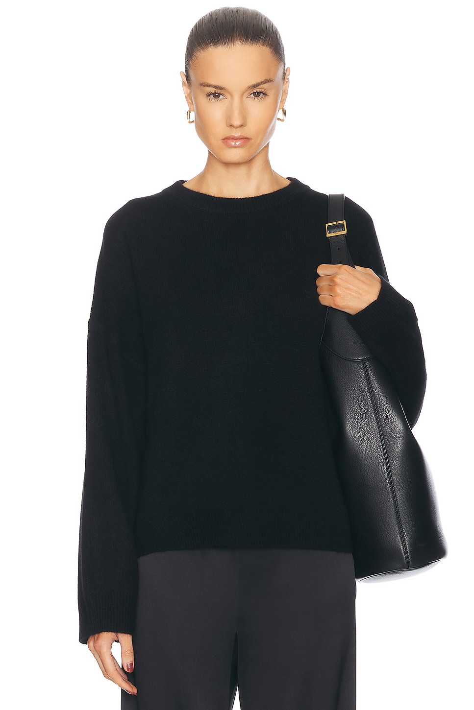 Shop Loulou Studio Ropo Sweater In Black