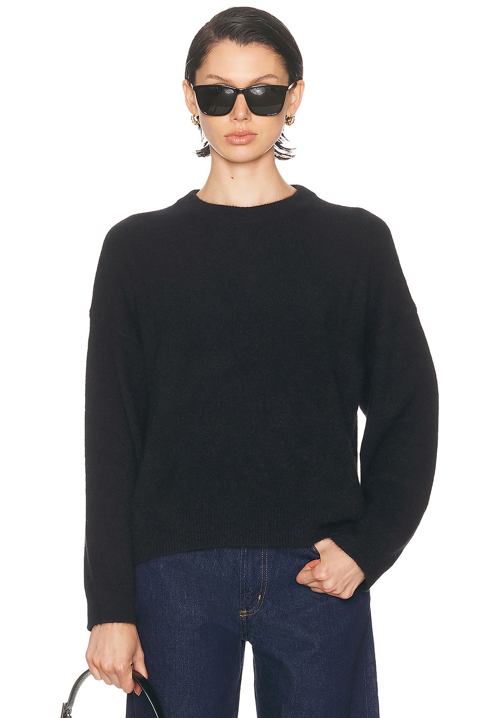 Loulou De Saison Tristan Sweater In Black